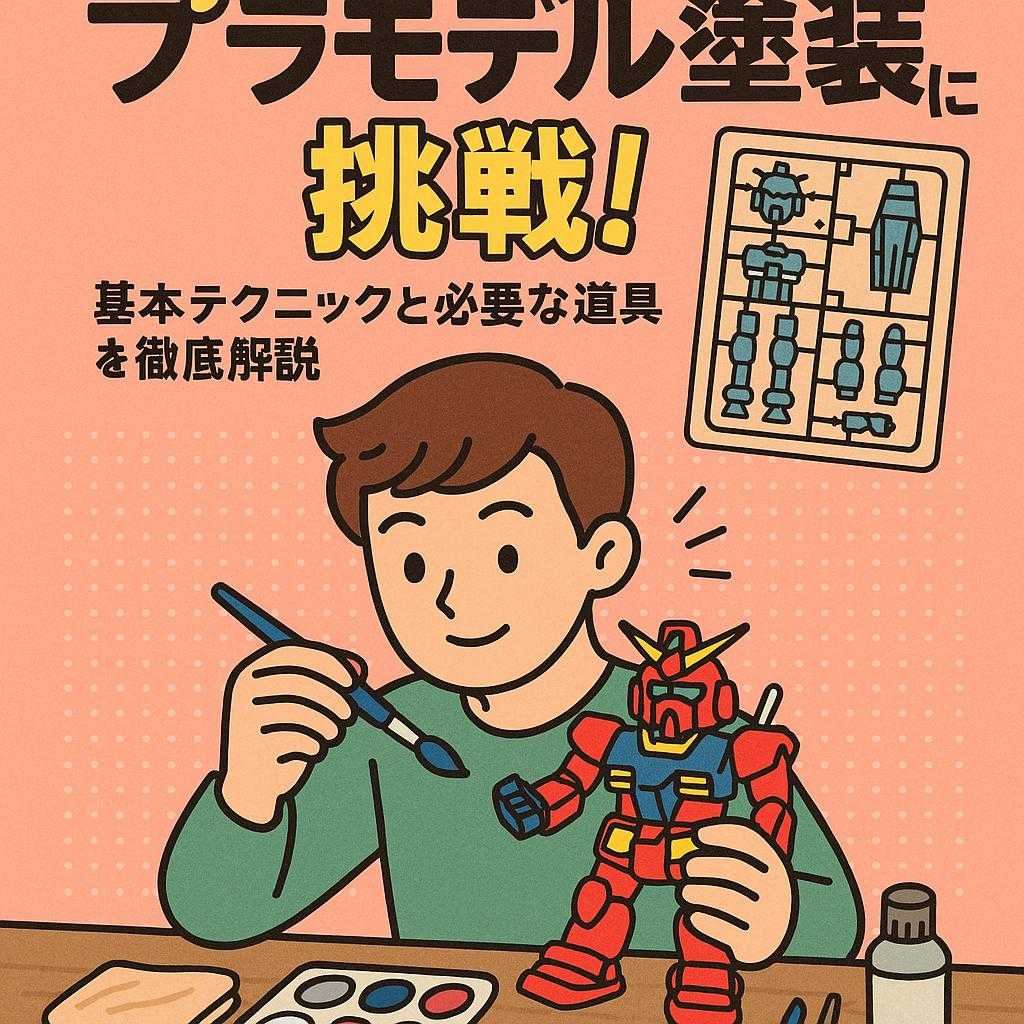 初めてのプラモデル塗装に挑戦!基本テクニックと必要な道具を徹底解説