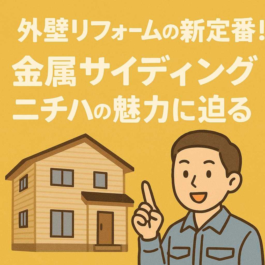 外壁リフォームの新定番！金属サイディングニチハの魅力に迫る