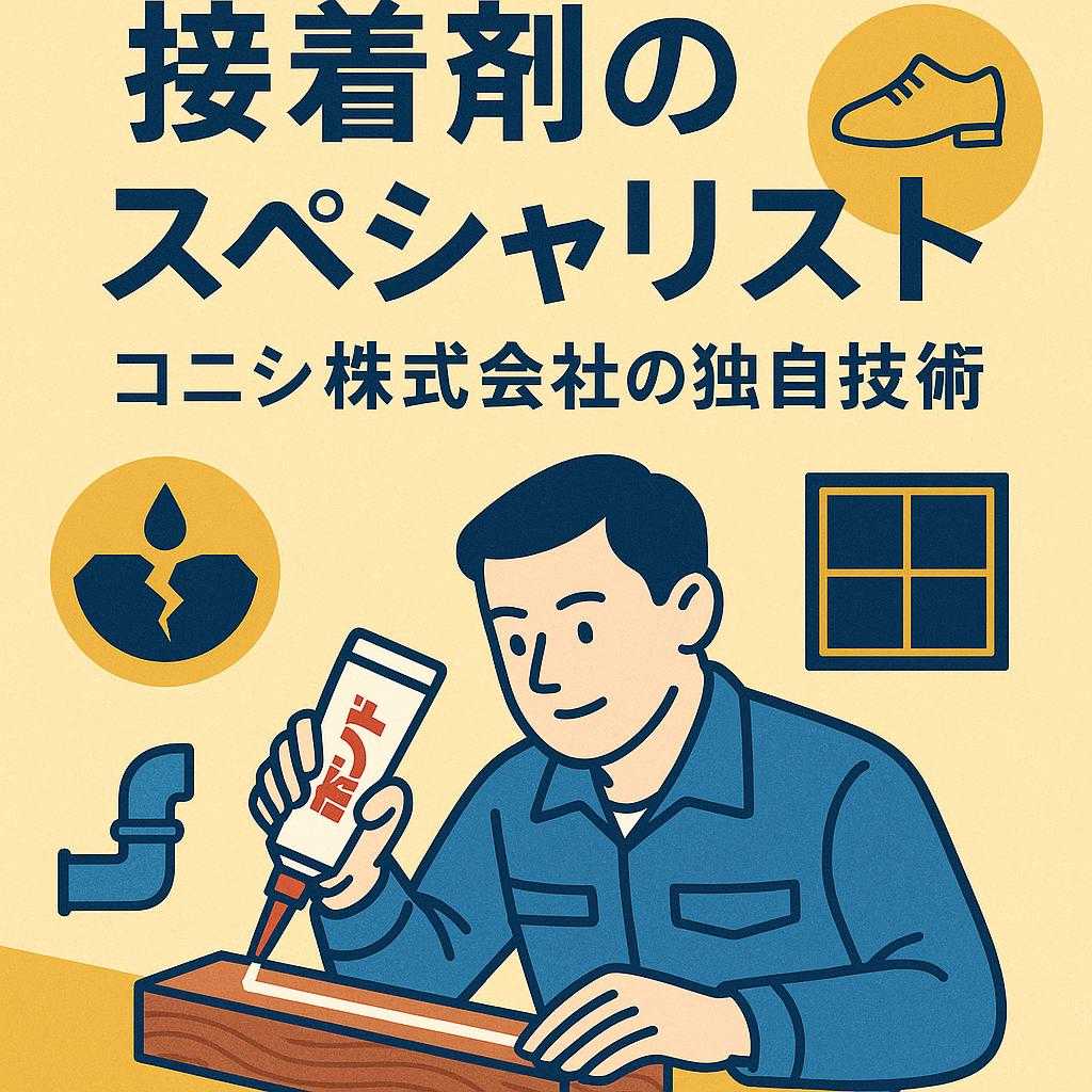 接着剤のスペシャリスト：コニシ株式会社の独自技術