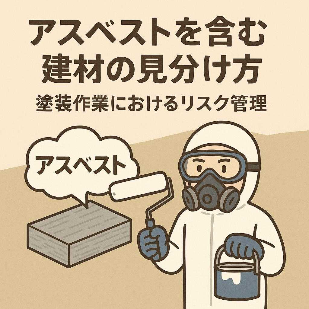 アスベストを含む建材の見分け方と塗装作業におけるリスク管理