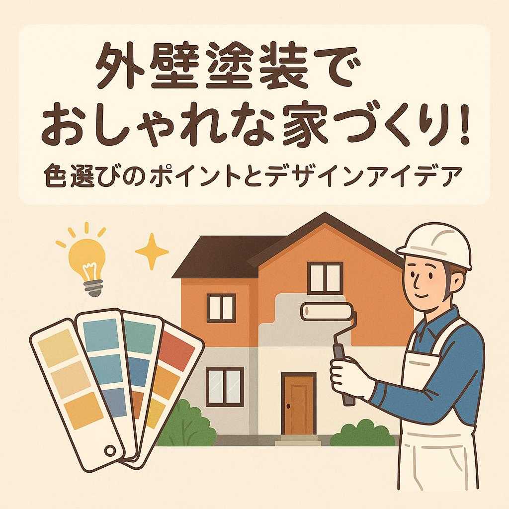 外壁塗装でおしゃれな家づくり！色選びのポイントとデザインアイデア