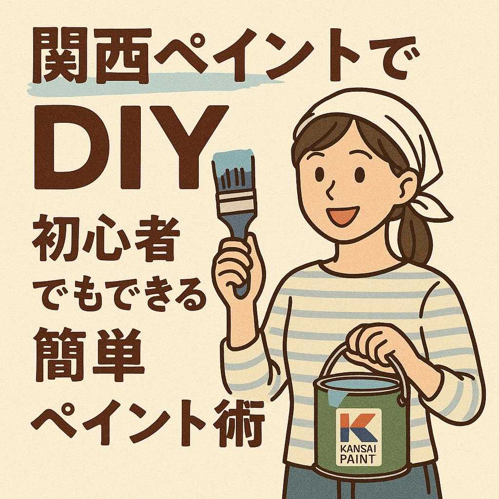 関西ペイントでDIY:初心者でもできる簡単ペイント術