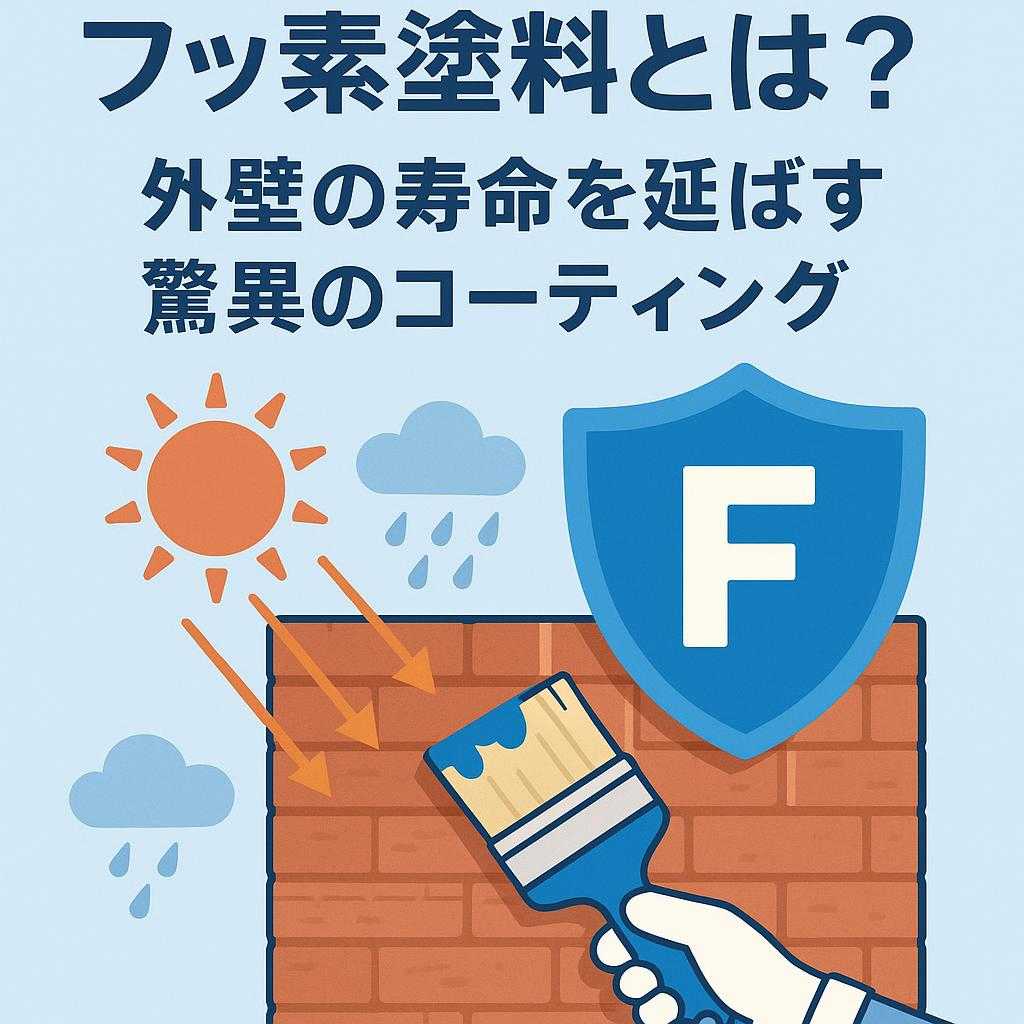 フッ素塗料とは？外壁の寿命を延ばす驚異のコーティング