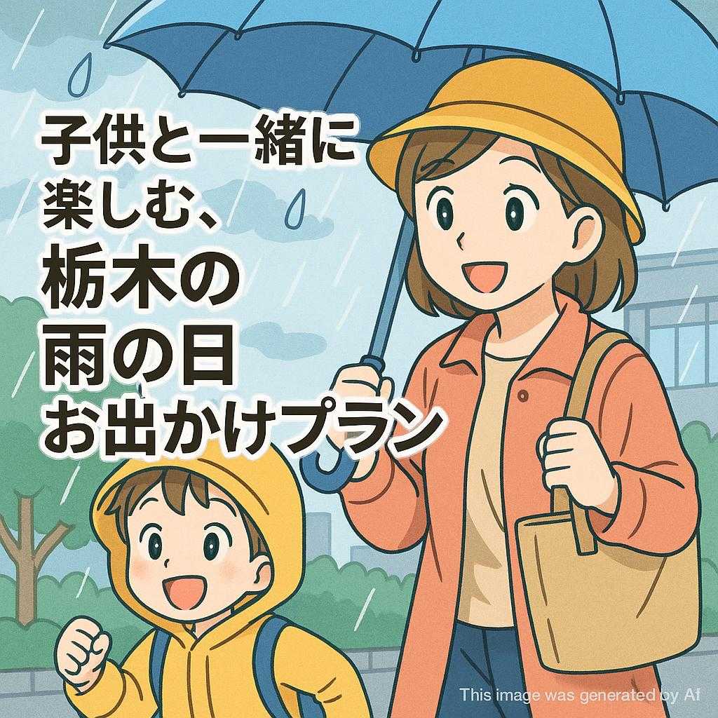 子供と一緒に楽しむ、栃木の雨の日お出かけプラン