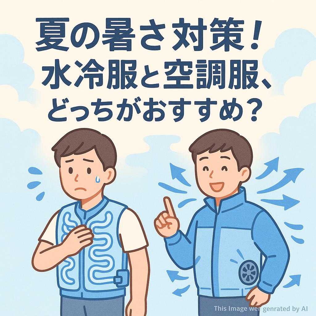 夏の暑さ対策!水冷服と空調服、どっちがおすすめ?