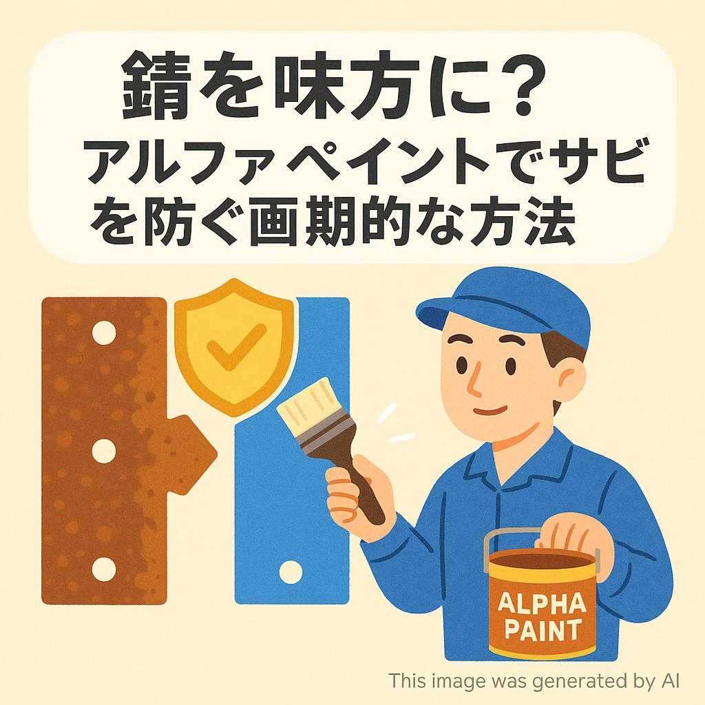 錆を味方に？アルファペイントでサビを防ぐ画期的な方法