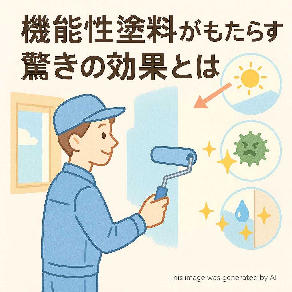 機能性塗料がもたらす驚きの効果とは