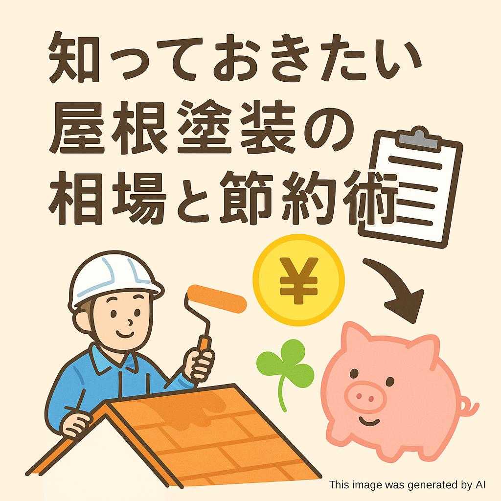 知っておきたい屋根塗装の相場と節約術