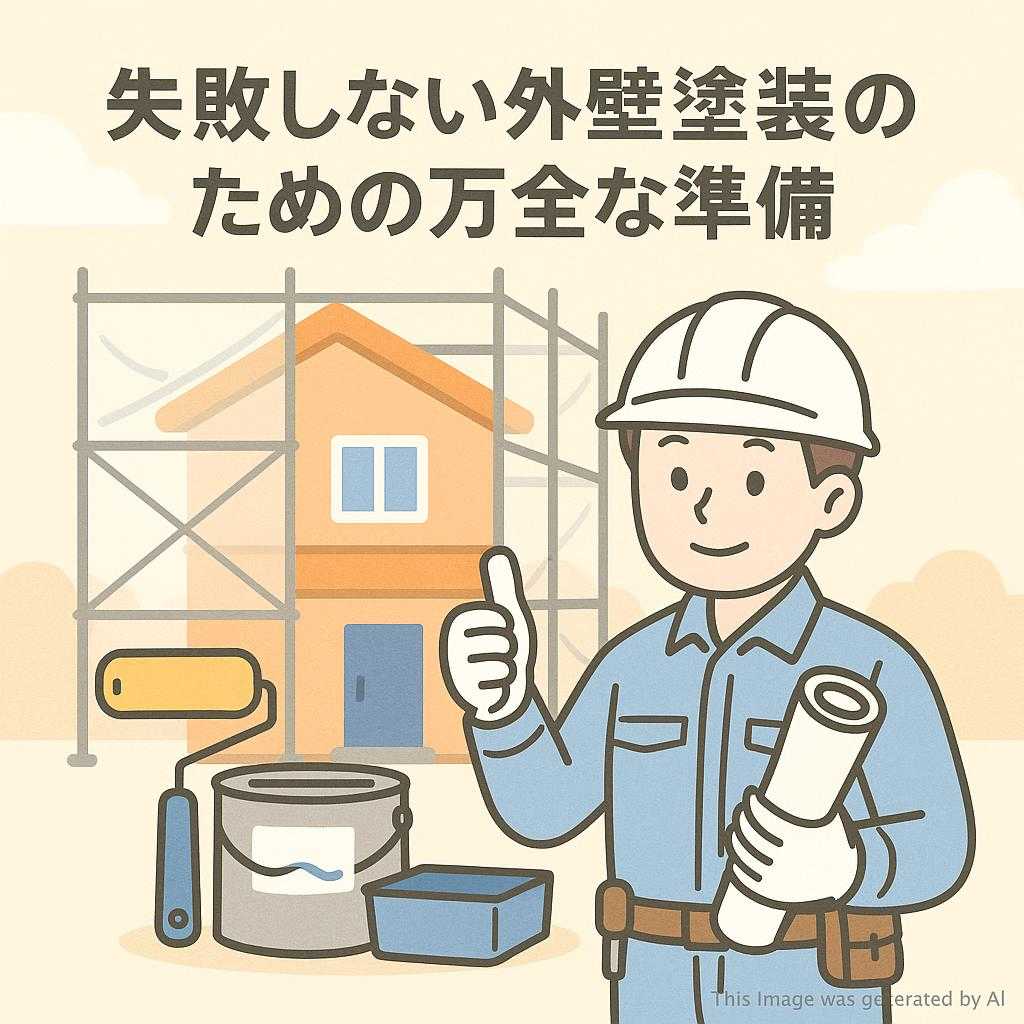 失敗しない外壁塗装のための万全な準備