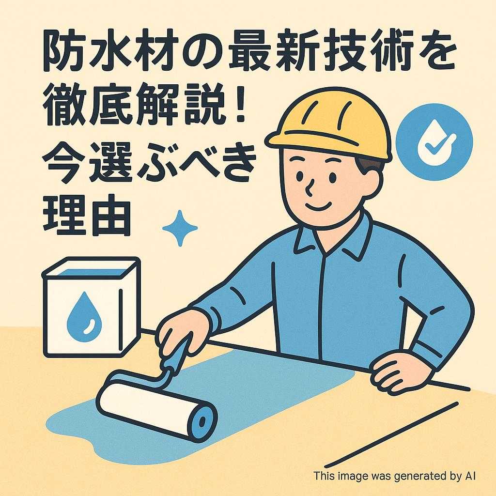 防水材の最新技術を徹底解説！今選ぶべき理由