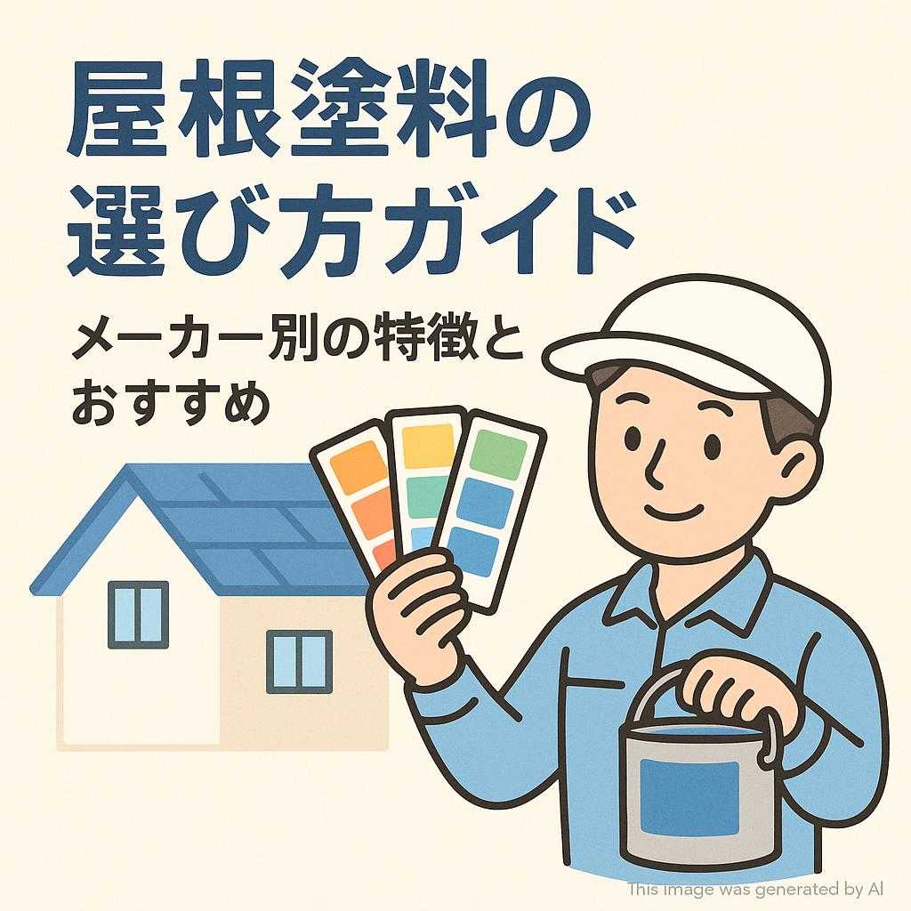 屋根塗料の選び方ガイド・メーカー別の特徴とおすすめ