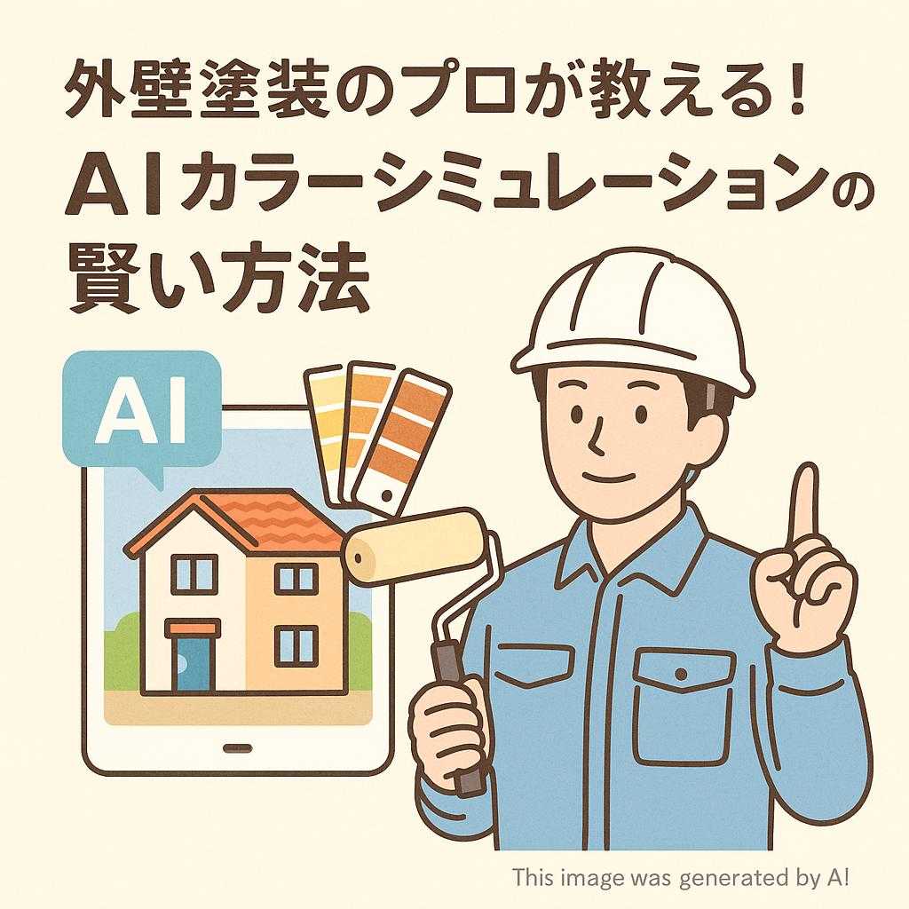 外壁塗装のプロが教える！AIカラーシミュレーションの賢い方法