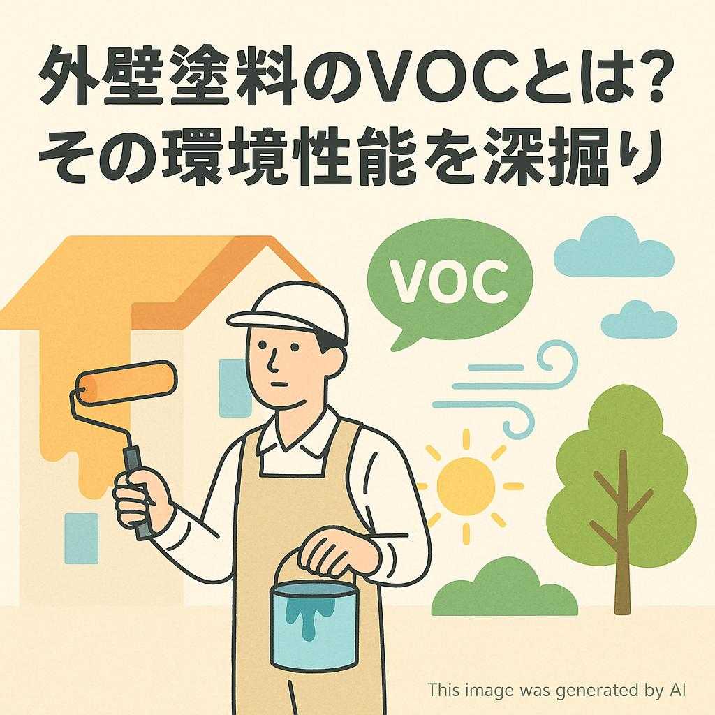 外壁塗料のVOCとは？その環境性能を深掘り