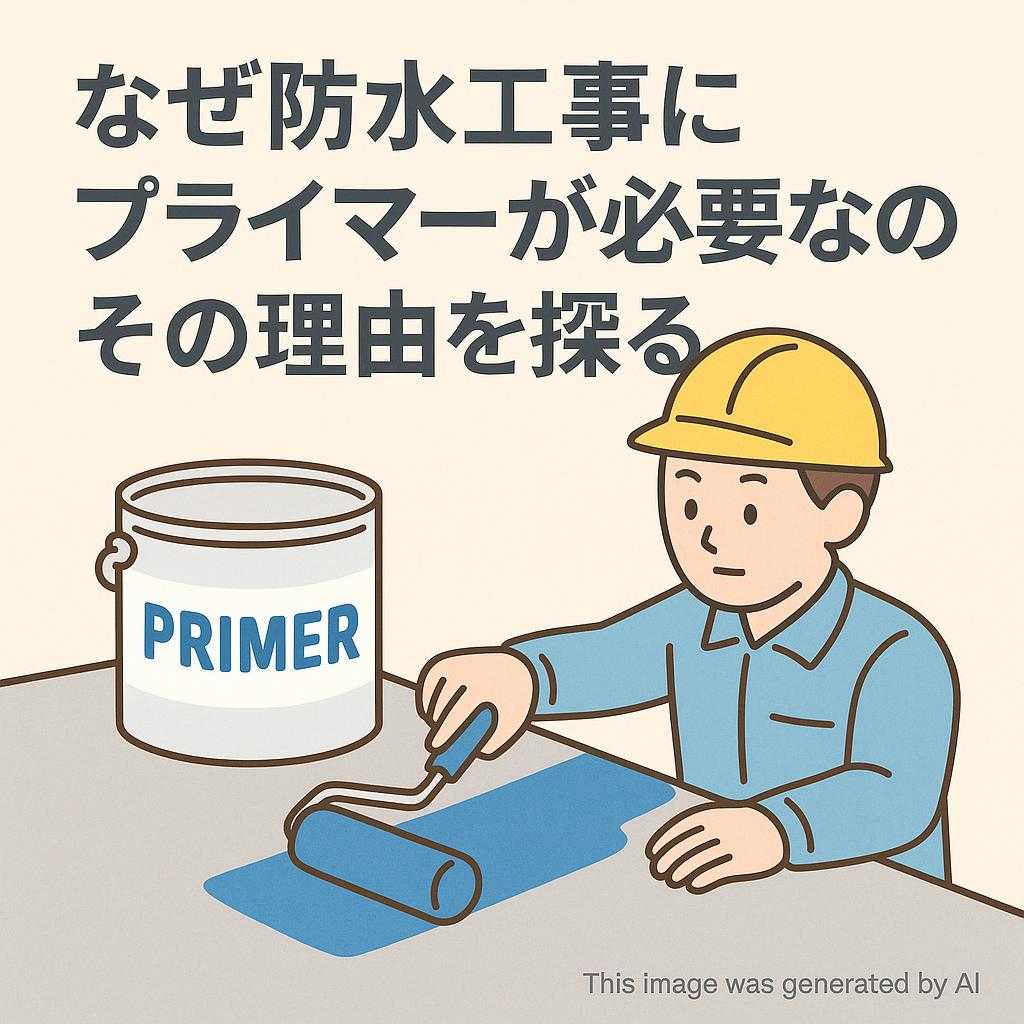 なぜ防水工事にプライマーが必要なのか その理由を探る