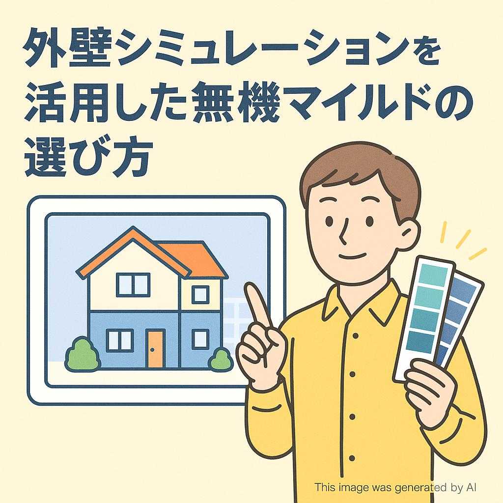 外壁シミュレーションを活用した無機マイルドの選び方
