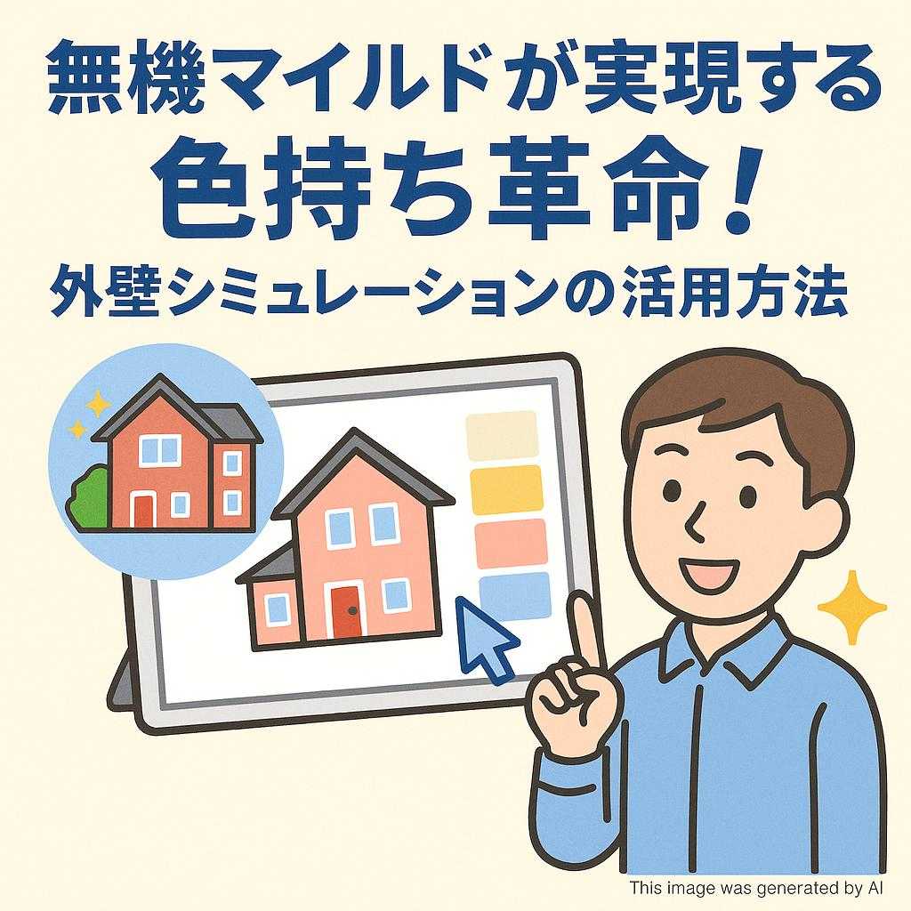 無機マイルドが実現する色持ち革命！外壁シミュレーションの活用方法