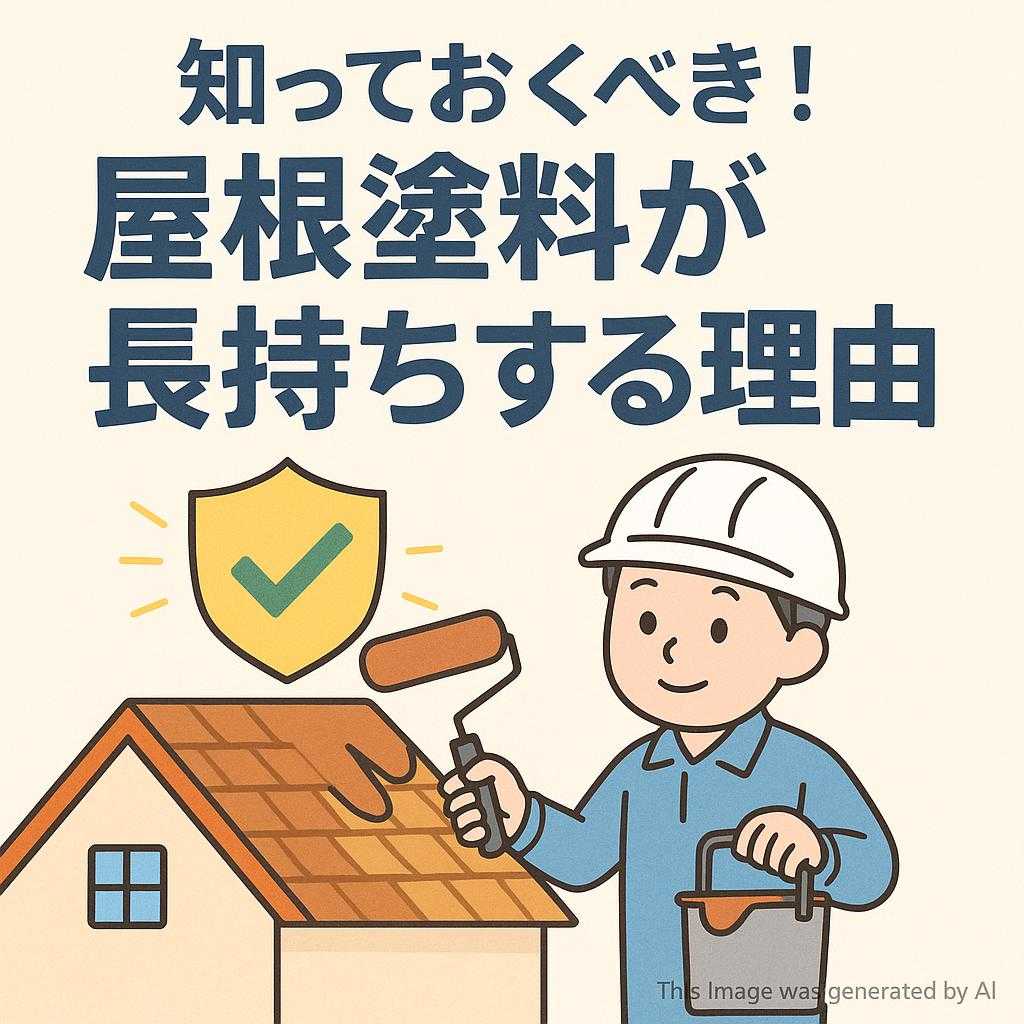 知っておくべき！屋根塗料が長持ちする理由