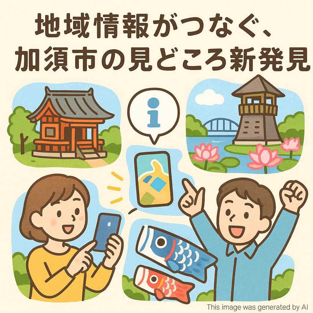 地域情報がつなぐ、加須市の見どころ新発見