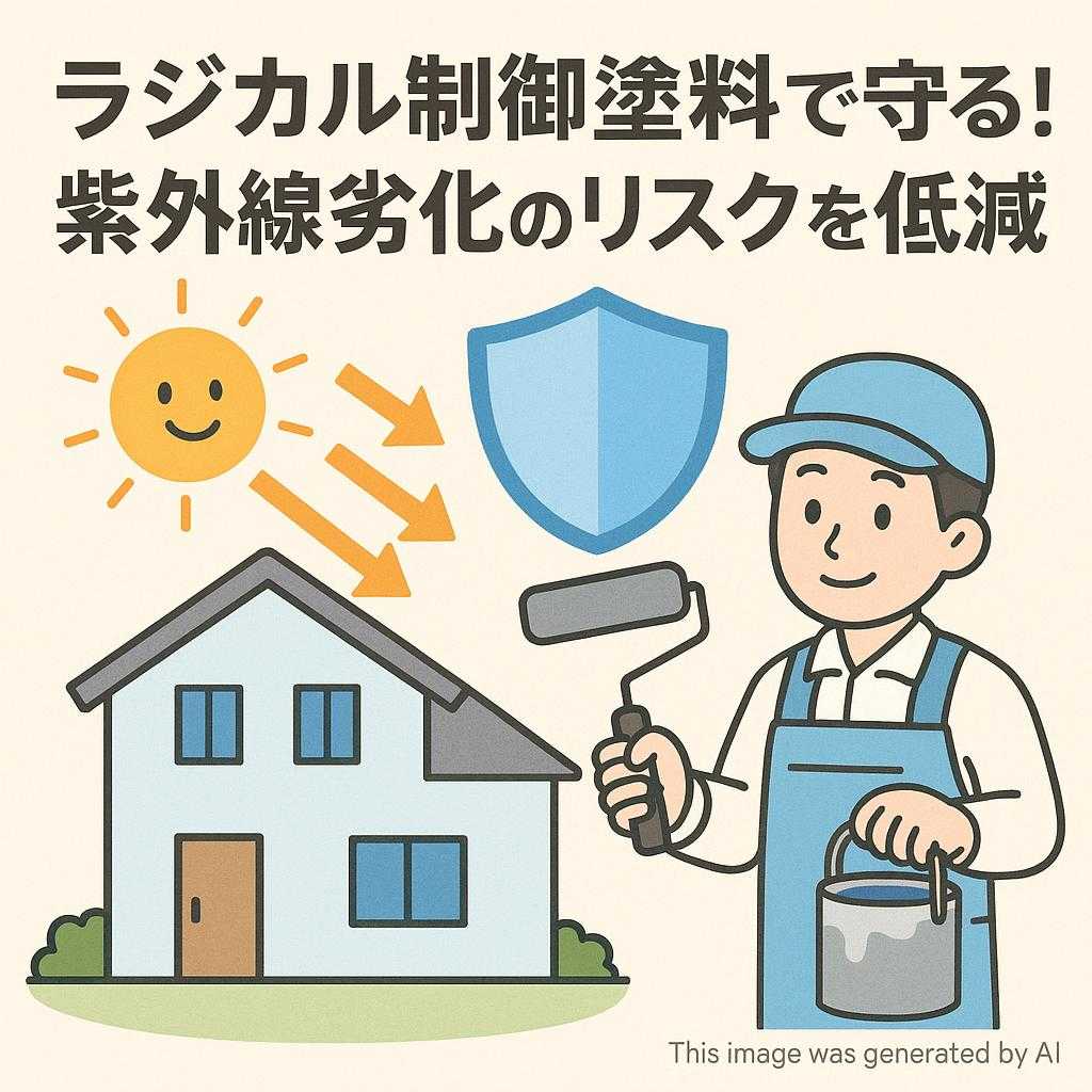ラジカル制御塗料で守る! 紫外線劣化のリスクを低減
